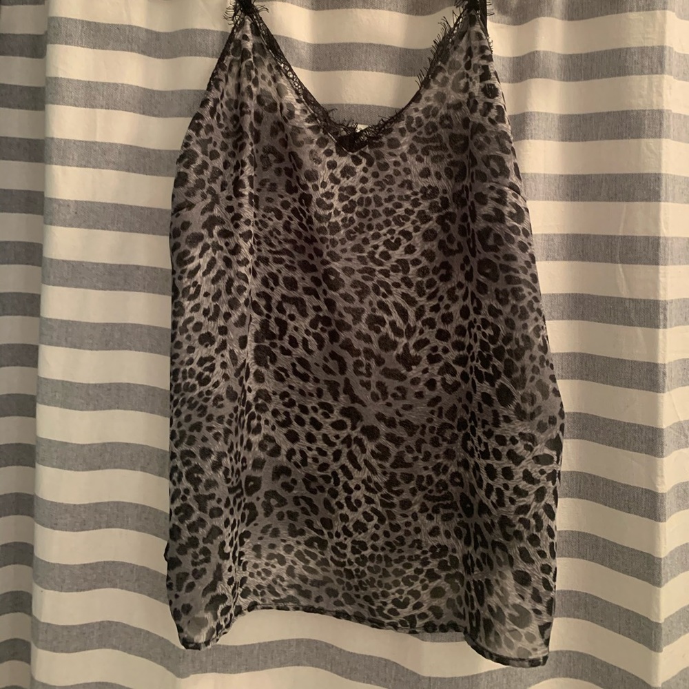 Gorgeous leopard lingerie style tank